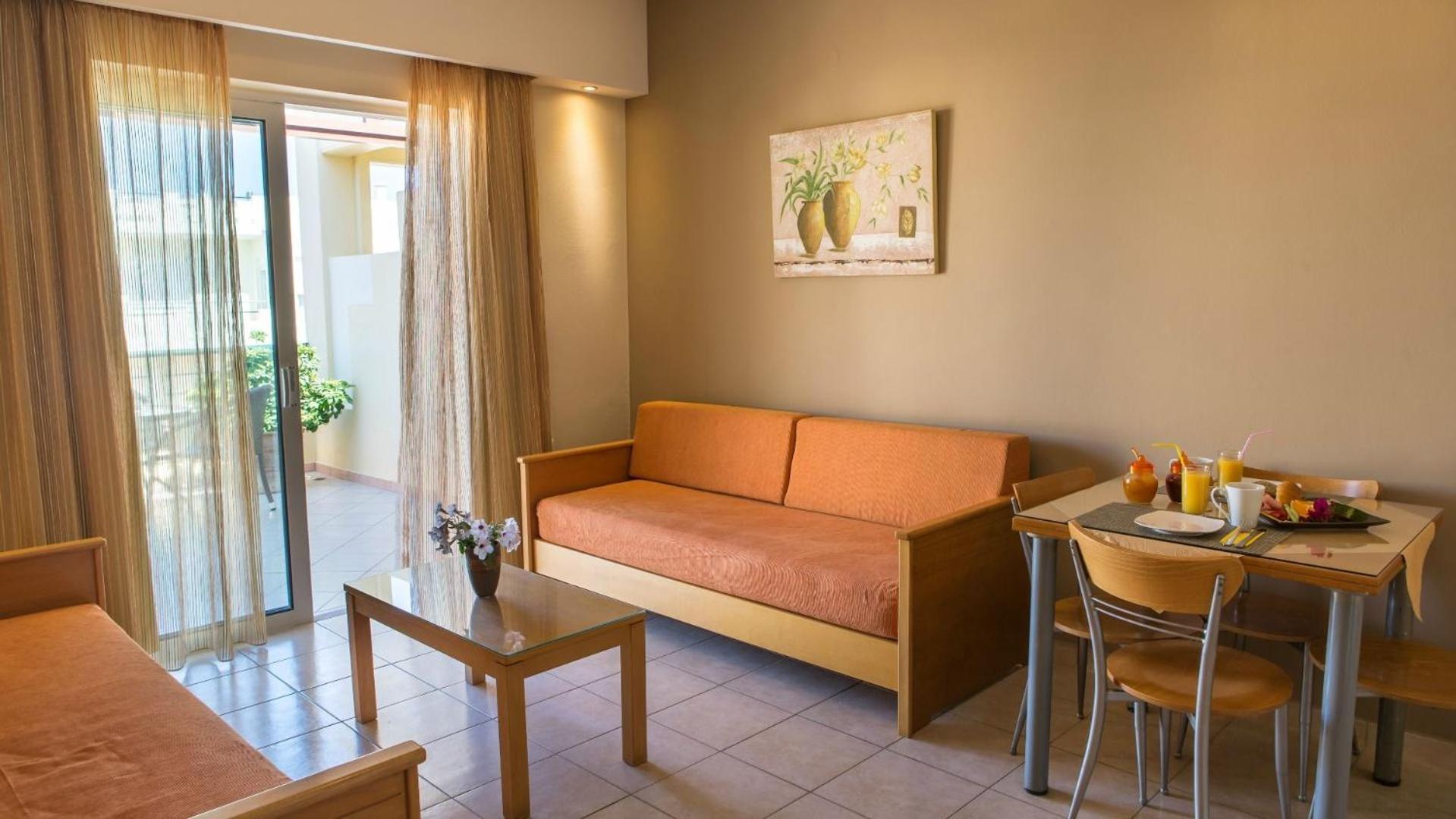Helios Apartments Kato Daratso Habitación foto